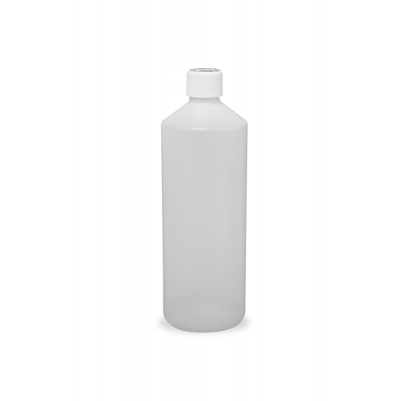  1 litre HDPE bottles and Child Proof Caps (28mm)